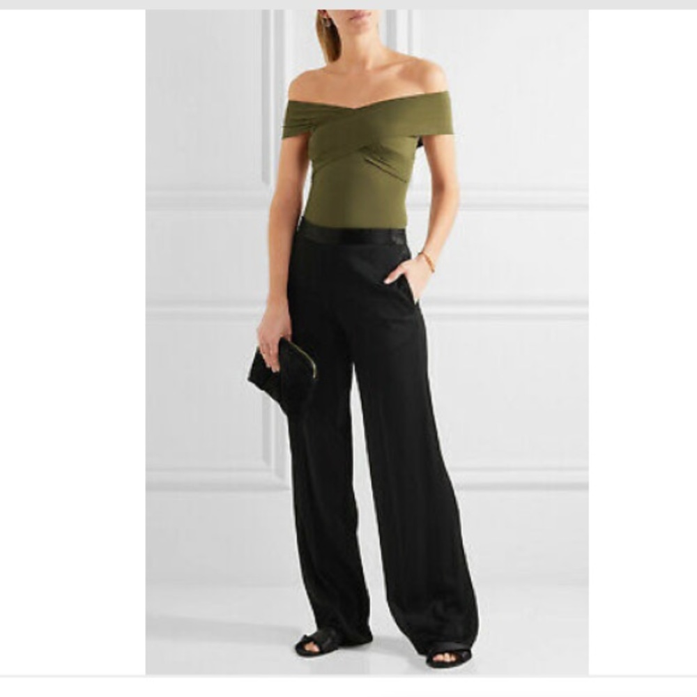 ALIX NYC Wooster criss cross bodysuit sz.S - Picture 6 of 14